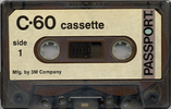 Compact Cassette Passport 60 Type I Normal USA