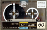 Compact Cassette Boots / Boots Audio Super Chrome 60 Type II Chrome 1986 UK