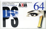 Compact Cassette AXIA PS-I / PS-1 64 "PS1G 64" Type I Normal 1995 Japan