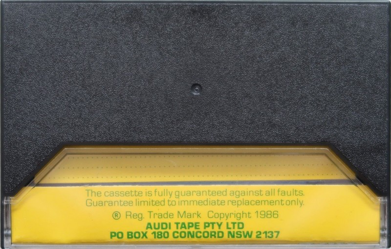 Compact Cassette Audi-Tape 60 Type I Normal 1986 Australia