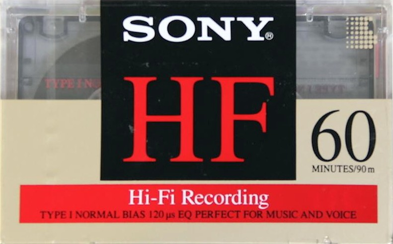 Compact Cassette Sony HF 60 Type I Normal 1992 North America