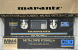 Compact Cassette Marantz MM4 90 Type IV Metal 1983 Europe