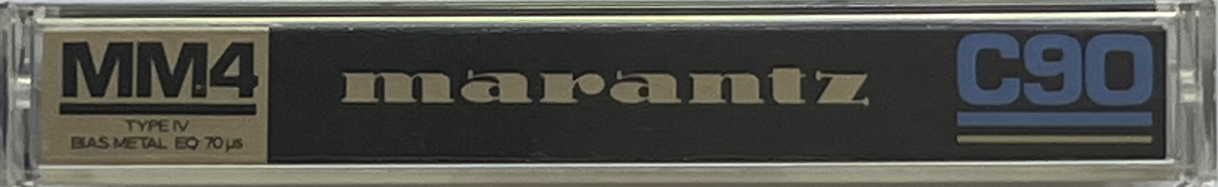 Compact Cassette Marantz MM4 90 Type IV Metal 1983 Europe