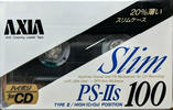 Compact Cassette AXIA PS-IIs 100 Type II Chrome 1990 Japan