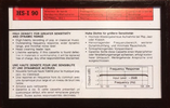Compact Cassette Monaco HS-I 90 Type I Normal 1988 Europe