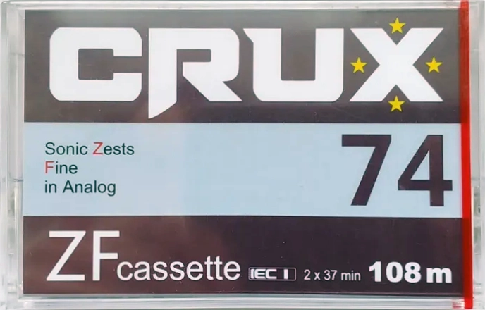 Compact Cassette CRUX ZF 74 "GLH" Type I Normal 2024 Worldwide