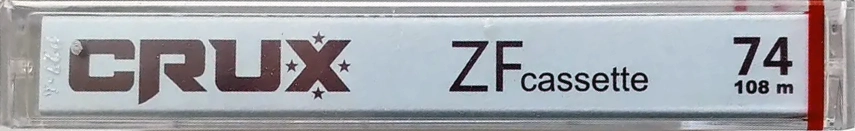 Compact Cassette CRUX ZF 74 "GLH" Type I Normal 2024 Worldwide