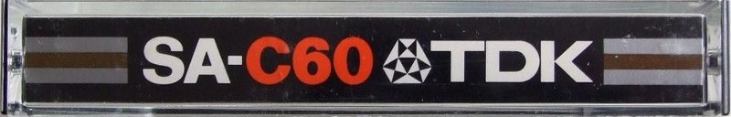 Compact Cassette TDK SA 60 Type II Chrome 1979 Europe, USA