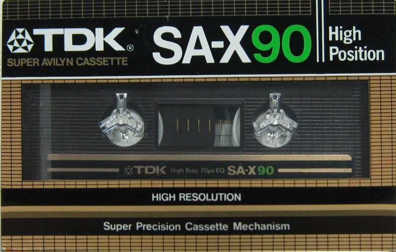 Compact Cassette TDK SA-X 90 Type II Chrome 1982 Japan