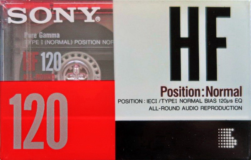 Compact Cassette Sony HF 120 Type I Normal 1991 Europe