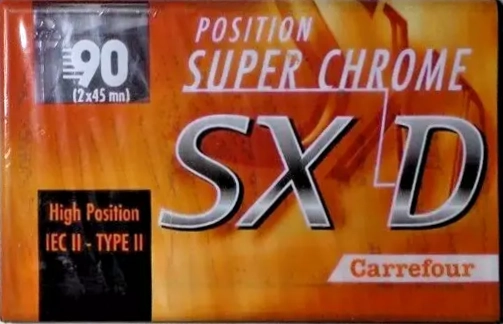 Compact Cassette Carrefour SX D 90 Type II Chrome 1999 Europe