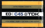 Compact Cassette TDK ED 45 Type I Normal 1977 Europe, USA