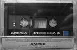 Compact Cassette Ampex 472 10 Type II Chrome 1985 USA