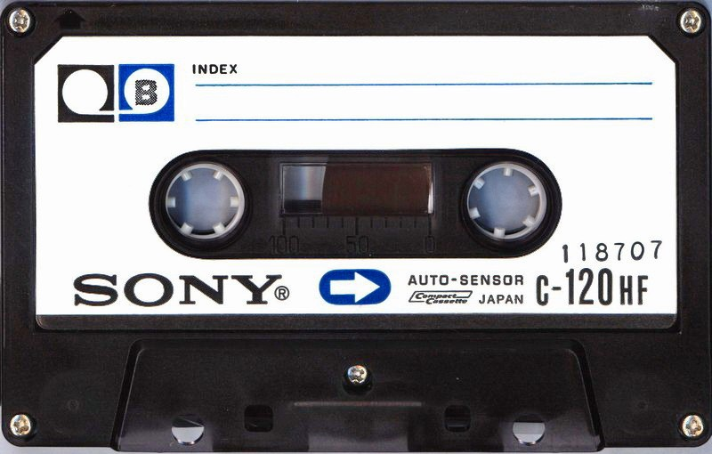 Compact Cassette Sony HF 120 Type I Normal 1972 North America