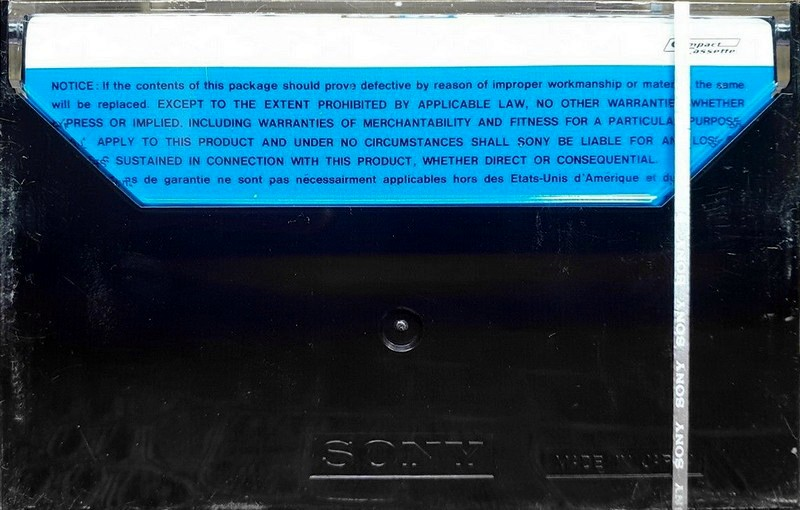 Compact Cassette Sony HF 120 Type I Normal 1972 North America