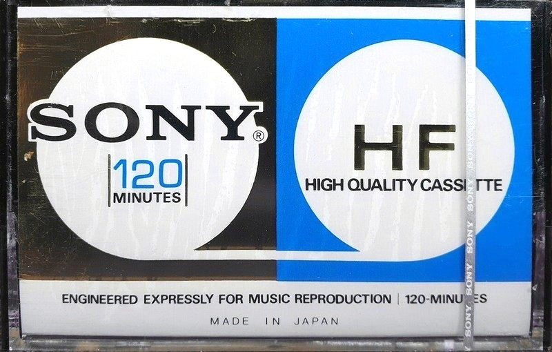 Compact Cassette Sony HF 120 Type I Normal 1972 North America