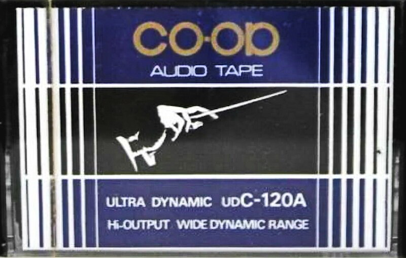 Compact Cassette CO-OP UD 120 Type I Normal 1977 Japan