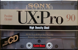 Compact Cassette Sony UX-Pro 90 Type II Chrome 1992 Europe