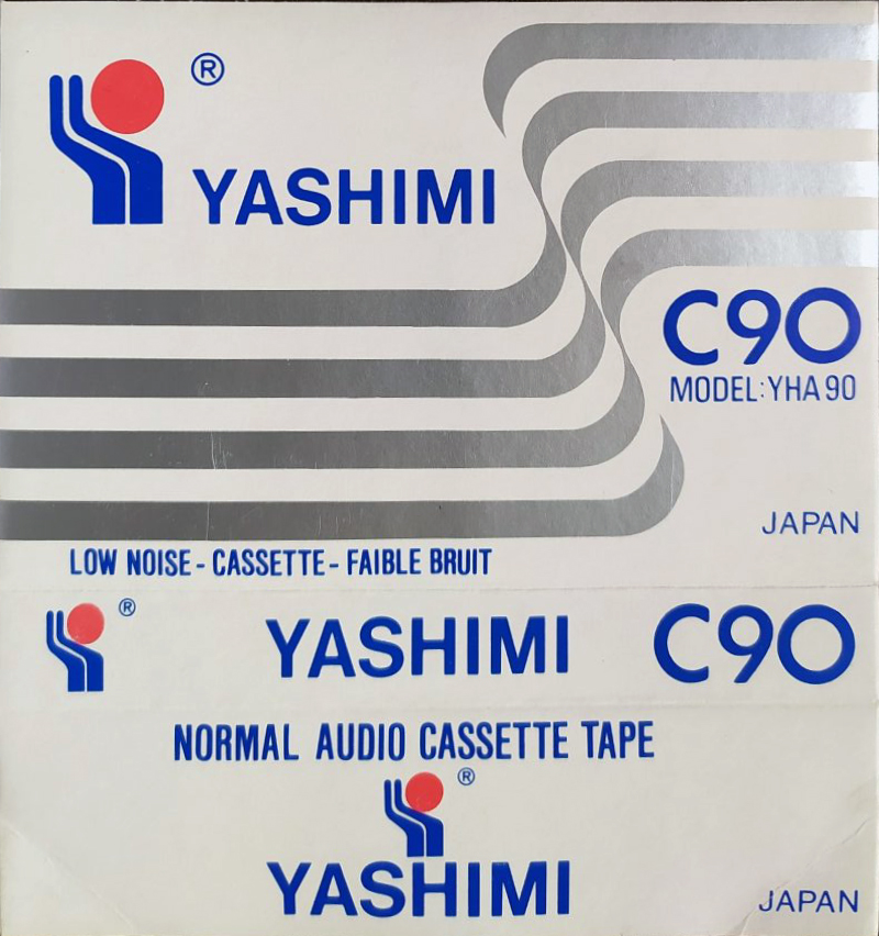 Compact Cassette Yashimi 90 "YHA" Type I Normal Worldwide