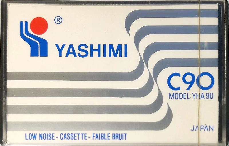 Compact Cassette Yashimi 90 "YHA" Type I Normal Worldwide