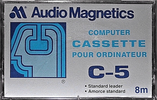 Compact Cassette Audio Magnetics 5 Computer Cassette 1981 Canada