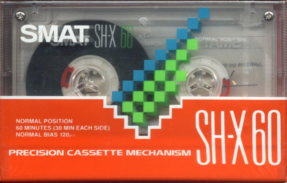 Compact Cassette Smat SH X 60 Type I Normal 1989 Worldwide