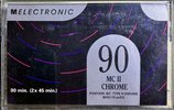 Compact Cassette Melectronic MC II 90 Type II Chrome 1994 Switzerland