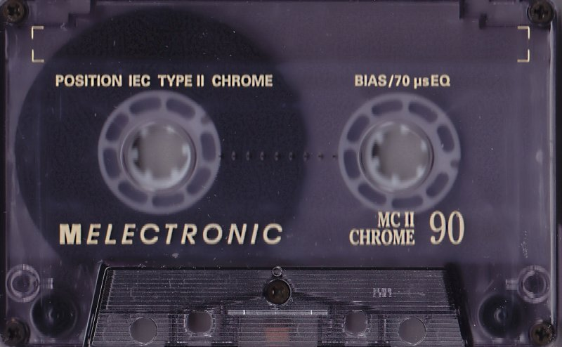 Compact Cassette Melectronic MC II 90 Type II Chrome 1994 Switzerland