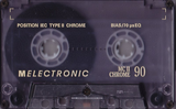 Compact Cassette Melectronic MC II 90 Type II Chrome 1994 Switzerland