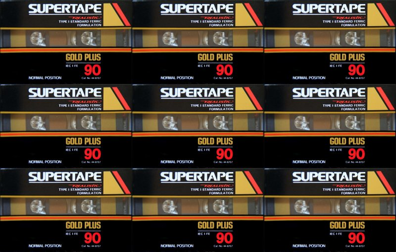 Compact Cassette Realistic Gold Plus 90 Type I Normal 1992 USA