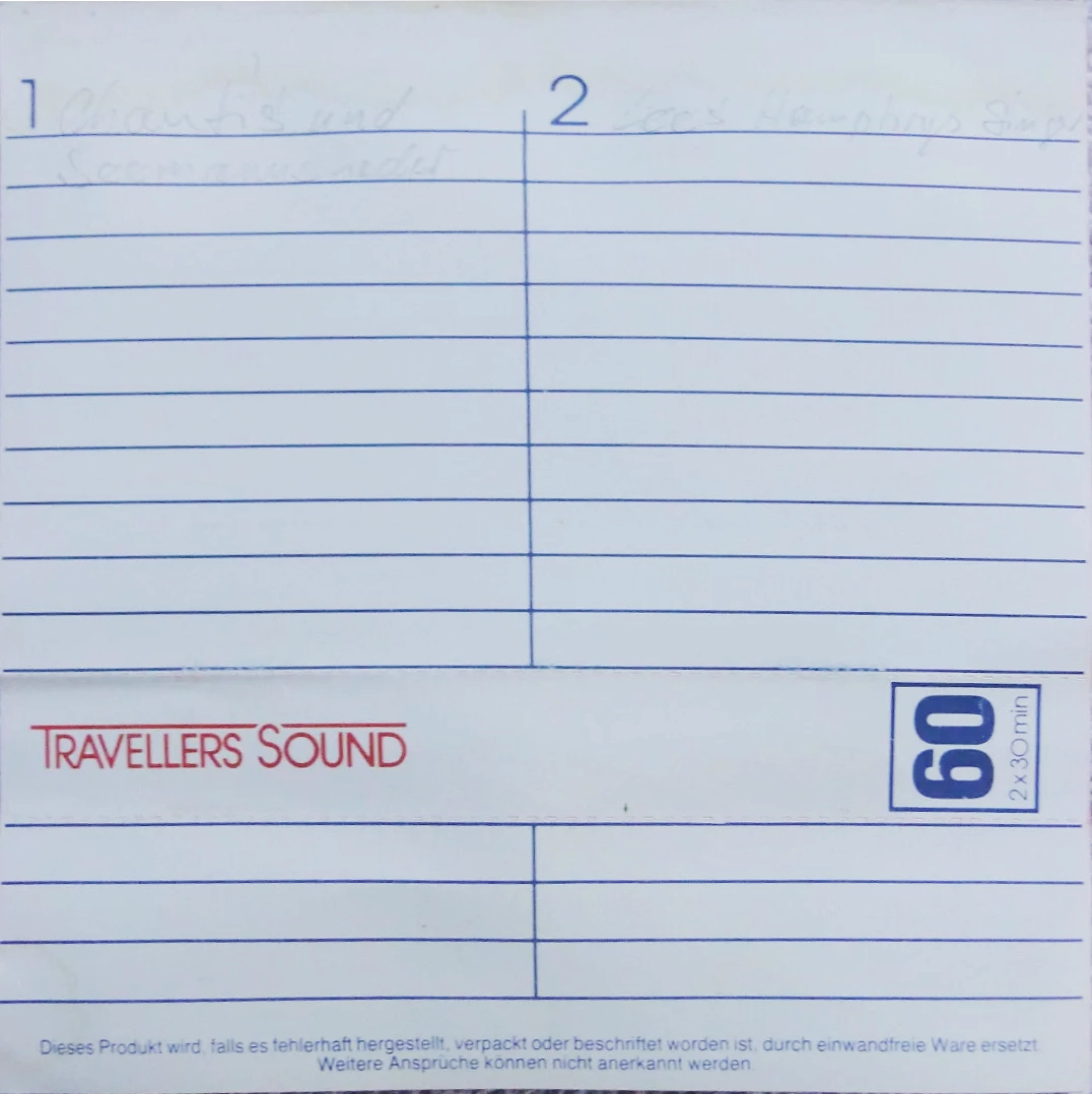 Compact Cassette Travellers Sound 60 Type II Chrome Europe