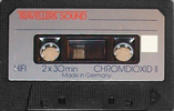 Compact Cassette Travellers Sound 60 Type II Chrome Europe