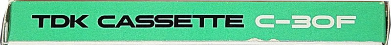 Compact Cassette TDK F 30 "C-30F" Type I Normal 1969 USA