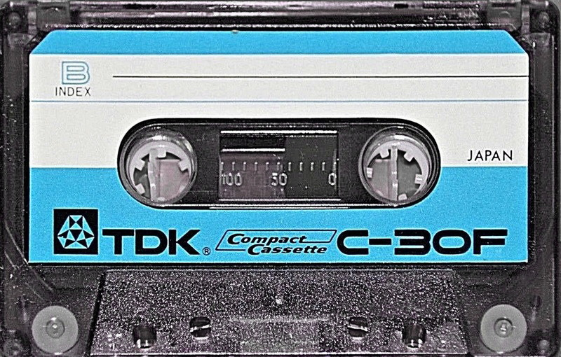 Compact Cassette TDK F 30 "C-30F" Type I Normal 1969 USA