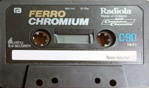 Compact Cassette Radiola 90 Type III Ferro Chrome 1978 Europe