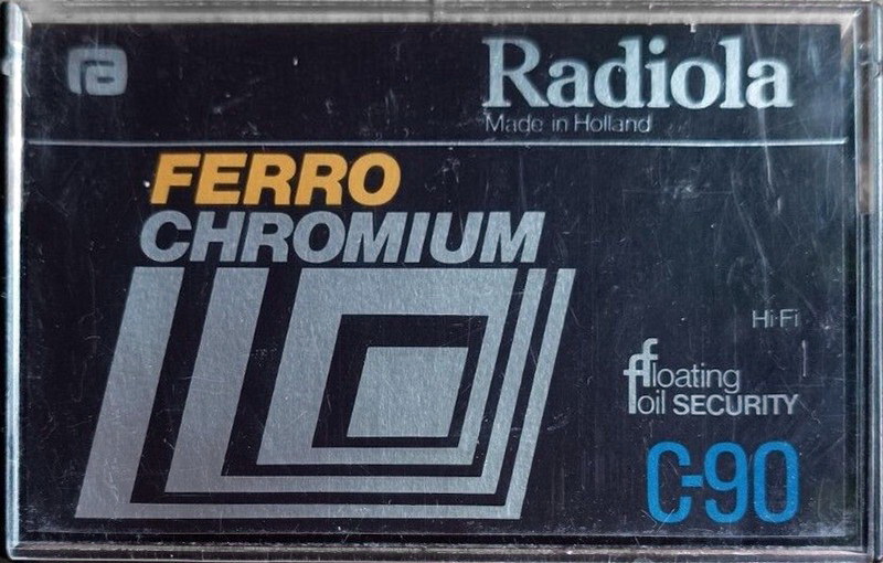 Compact Cassette Radiola 90 Type III Ferro Chrome 1978 Europe