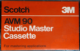 Compact Cassette Scotch AVM Studio Master 90 Type I Normal USA