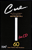 Compact Cassette TDK CUE 60 "CUE-60B" Type II Chrome 1988 Japan