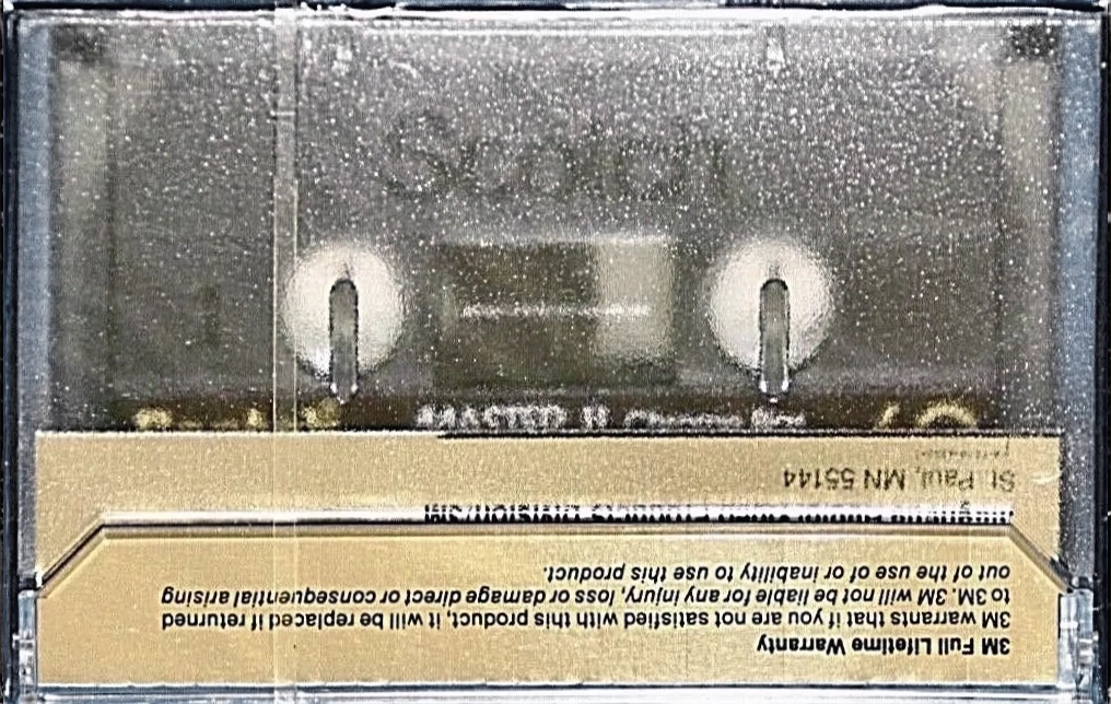 Compact Cassette Scotch Master II 60 Type II Chrome 1981 USA