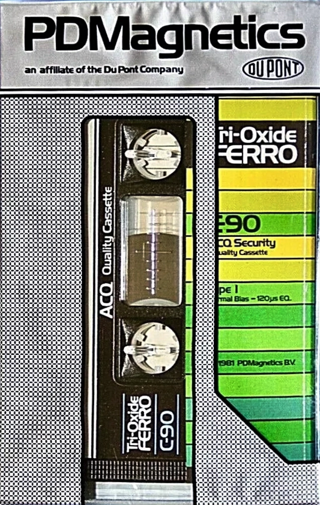 Compact Cassette PDM Tri-Oxide Ferro 90 Type I Normal 1981 Europe