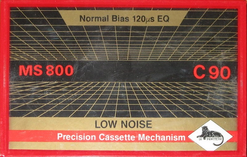 Compact Cassette La Panthera 90 "MS 800" Type I Normal Hong Kong