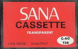 Compact Cassette Sana 60 "TSR" Type I Normal 1980 Japan
