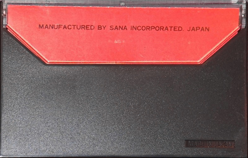 Compact Cassette Sana 60 "TSR" Type I Normal 1980 Japan