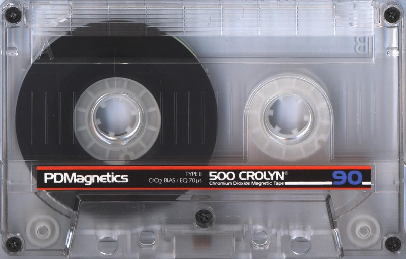 Compact Cassette PDM 500 Crolyn 90 Type II Chrome 1983 Europe