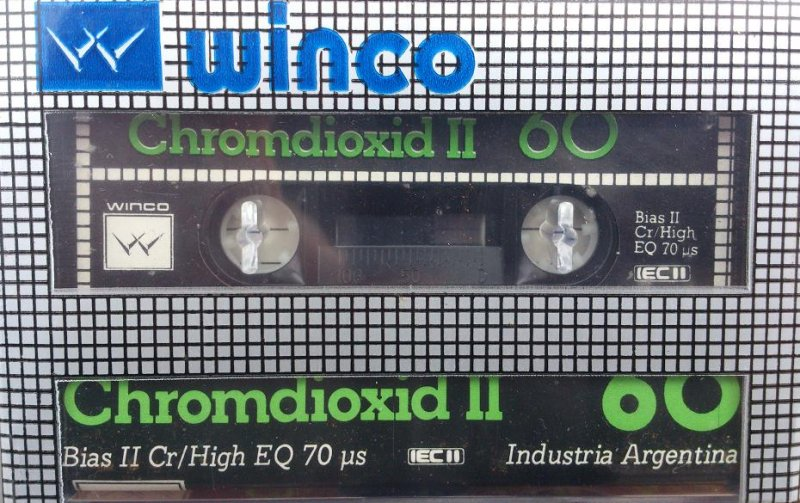 Compact Cassette Winco 60 Type II Chrome Argentina