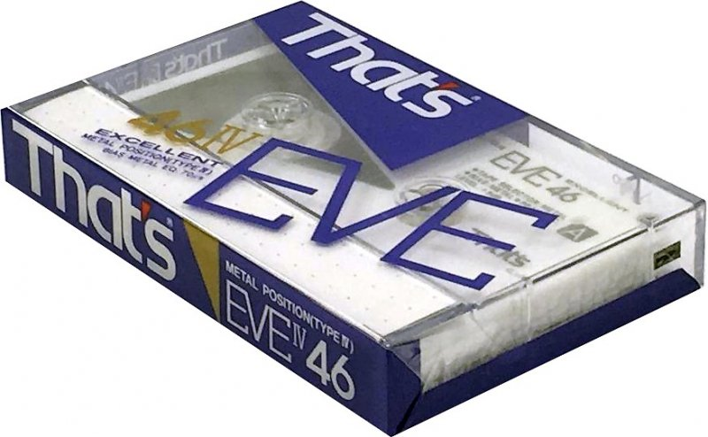 Compact Cassette Thats EVE 46 Type IV Metal 1986 Japan