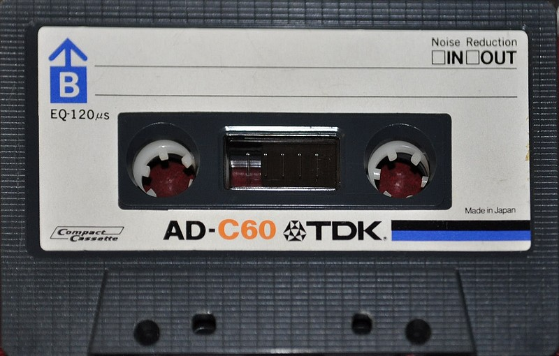 Compact Cassette TDK AD 60 Type I Normal 1977 Japan