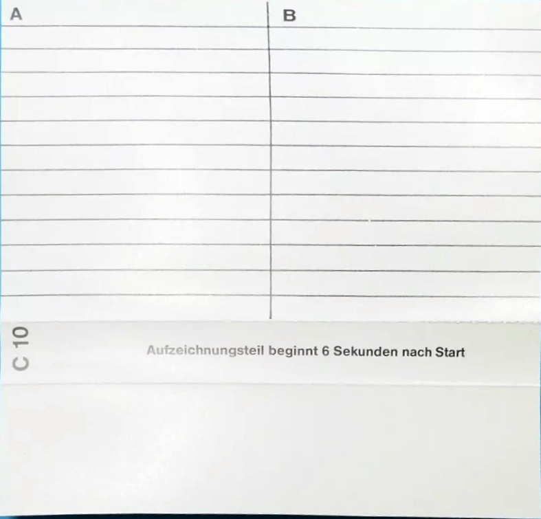 Compact Cassette Magna Home Computer 10 Computer Cassette 1983 Europe