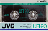Compact Cassette JVC UFI 90 "Dynarec" Type I Normal 1988 North America