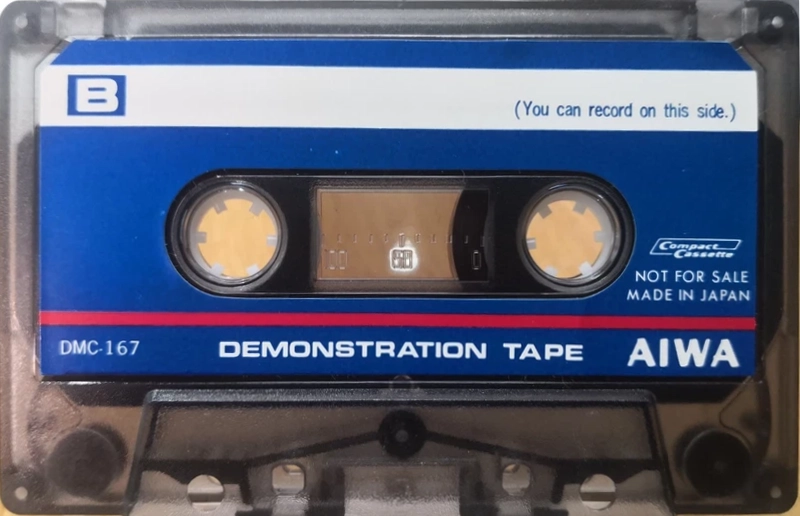 Compact Cassette Aiwa "DMC-167" Demonstration Tape 1976 Japan
